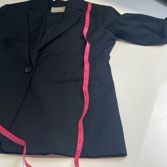 Everlane Wool Single Button Blazer Jacket Size 2 - Picture 8 of 9